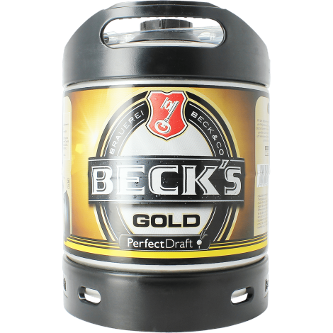 fût 6 litres becks gold, perfectdraft