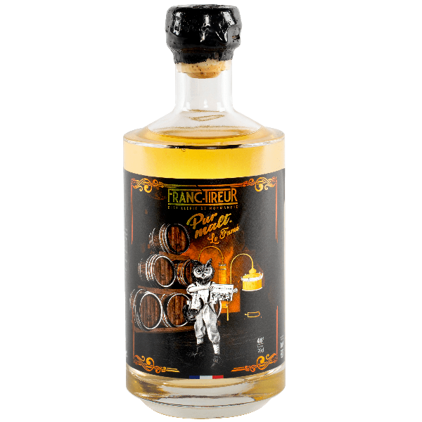 Whisky FRANC-TIREUR Pur Malt - Le Fumé - 46%