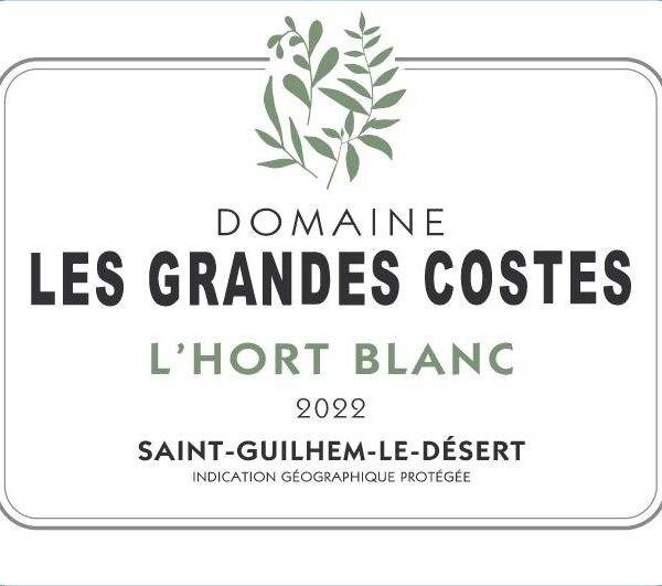 Domaine Les Grandes Costes - L'Hort Blanc
